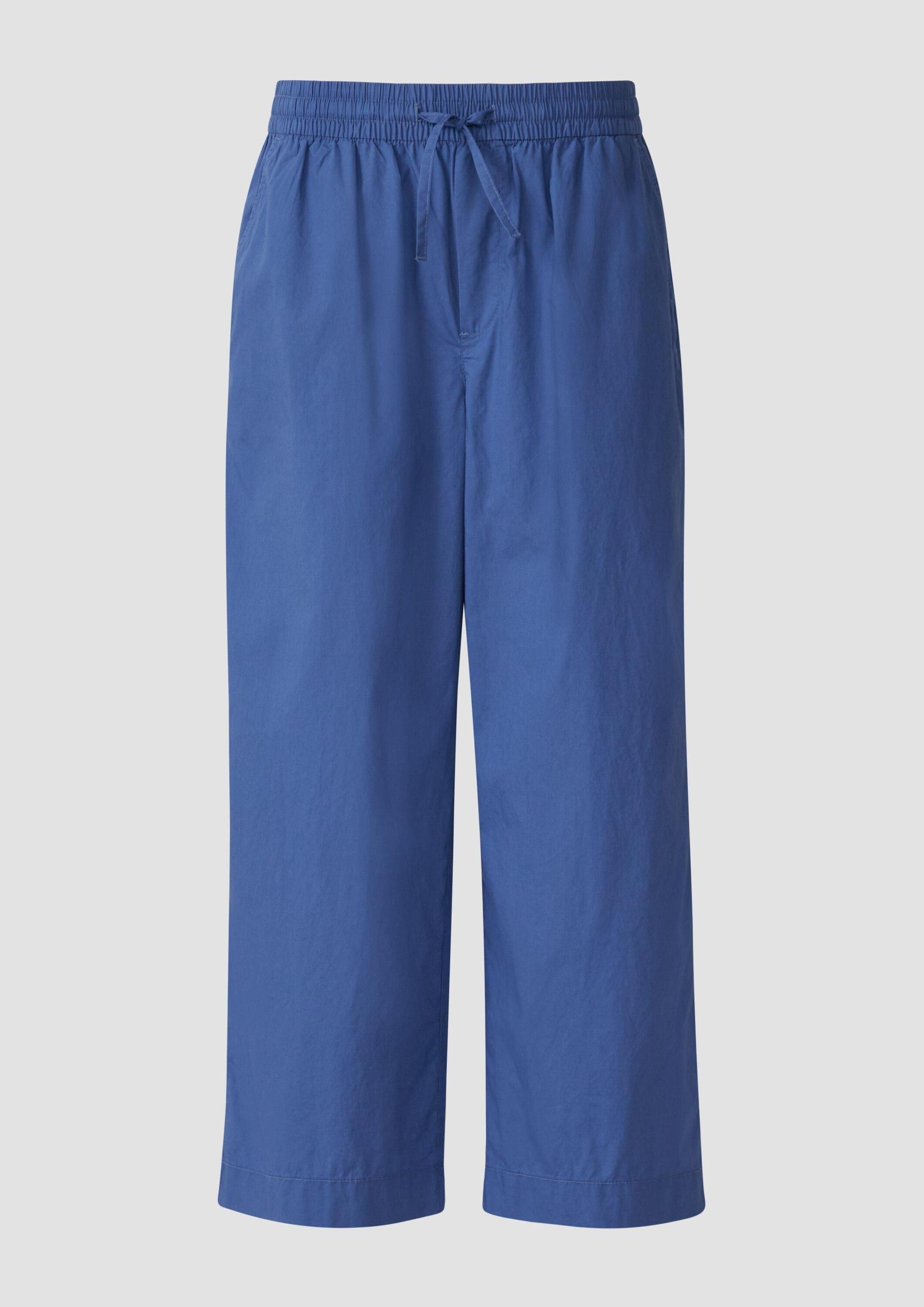 s.Oliver Culotte Hose High Rise Culotte mit Elastikbund und Eingrifftaschen