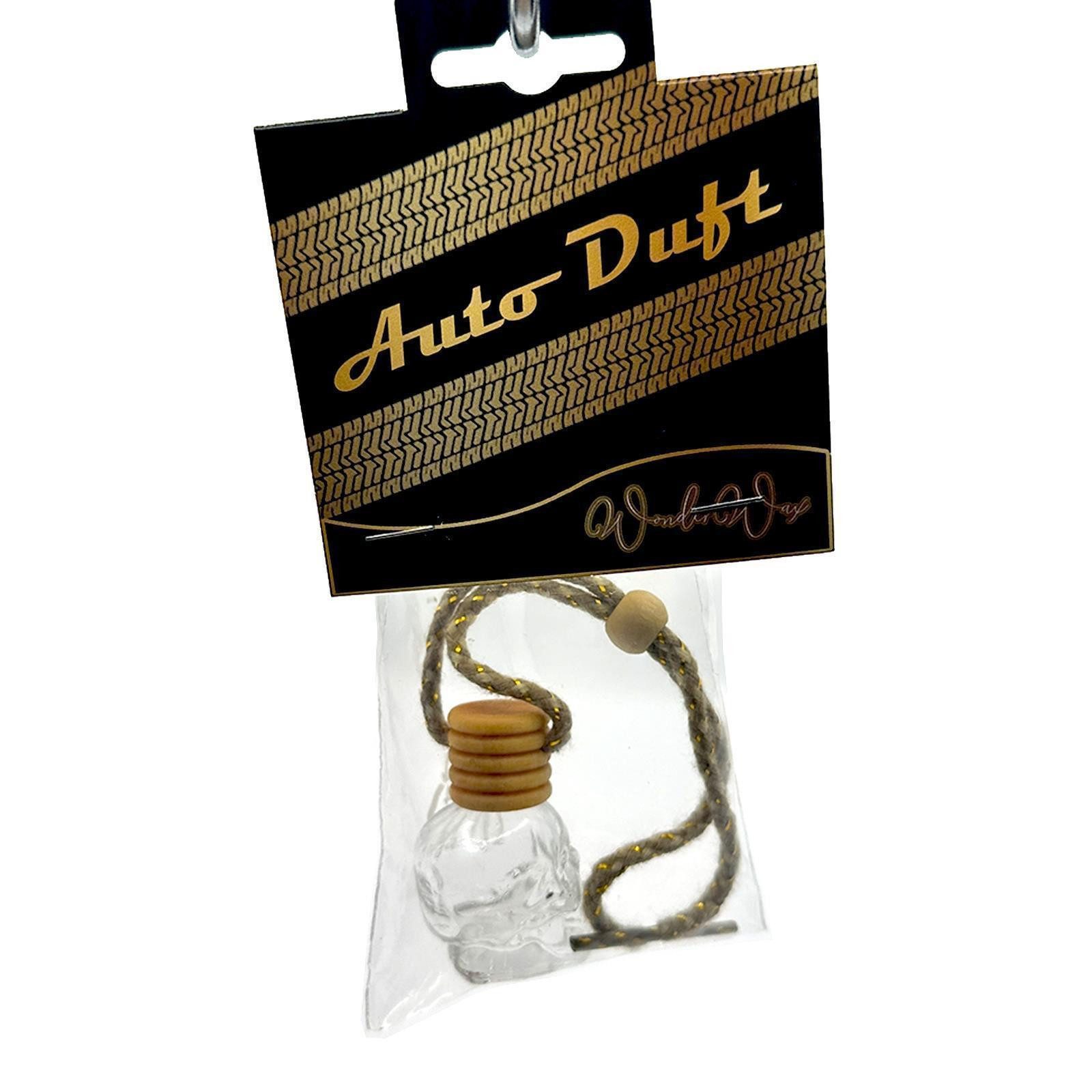 WonderWax Raumduft WonderWax® Auto Duft Totenkopfdesign 8 ml, Innenraum (Himbeeren & Brombeeren), Duftrichtung: Himbeeren & Brombeeren