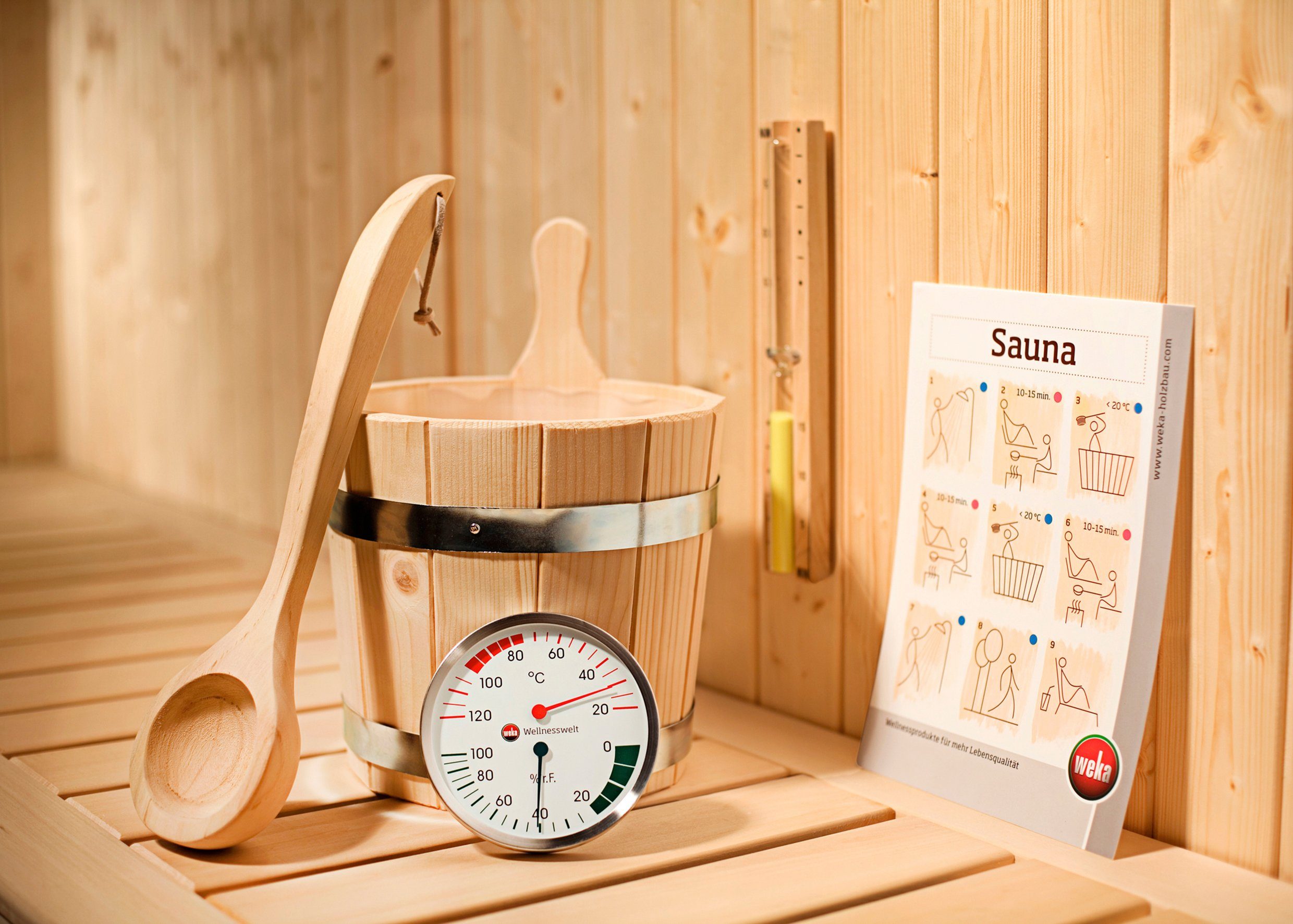 (5-tlg) Premium Zubehörset Sauna-Aufgussset weka