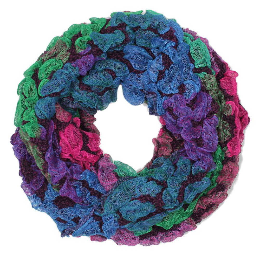 dy_mode Strickschal Winter Schal Damen Schlauchschal Flauschig Warm Rundschal Strickschal, Weich