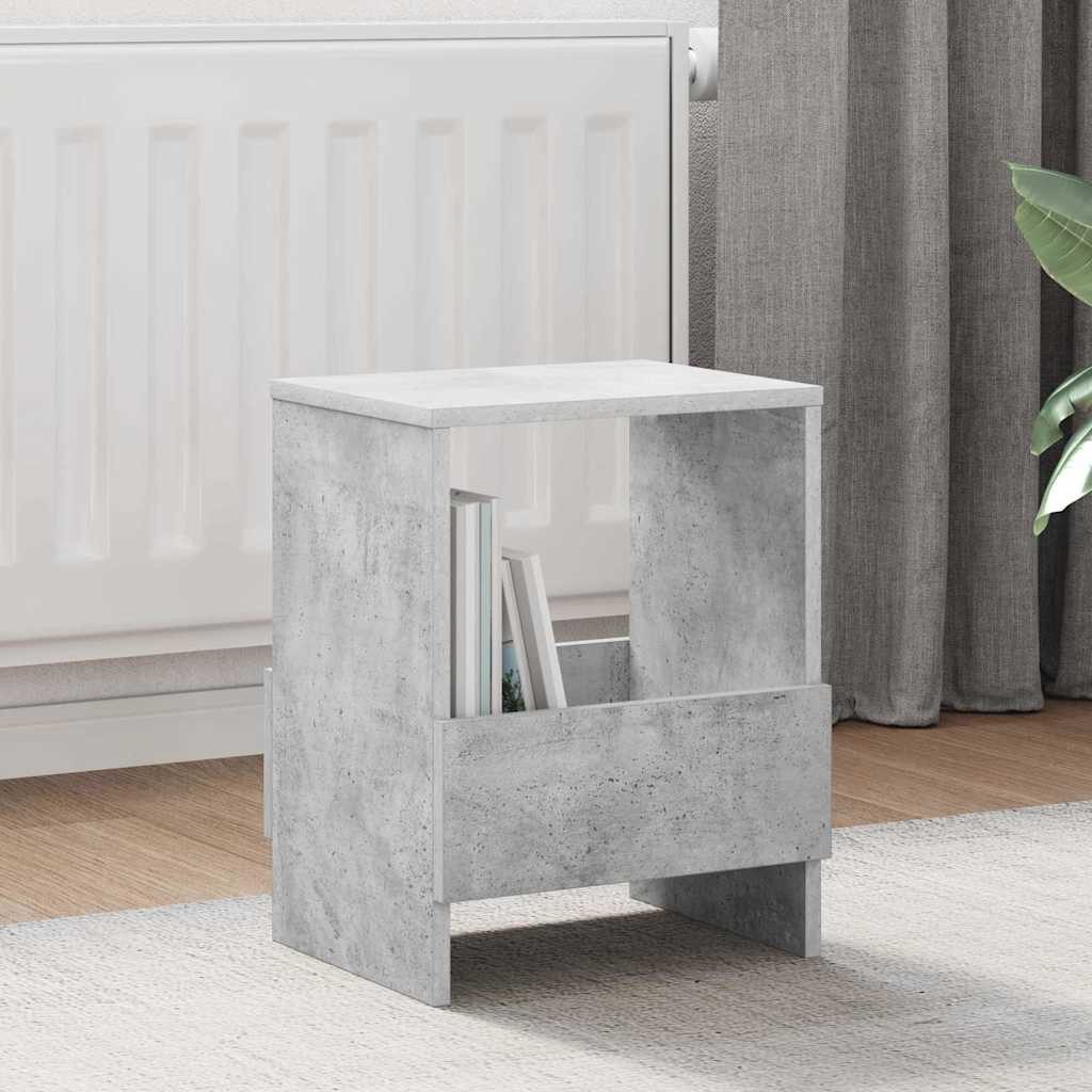 vidaXL Zeitungsständer Magazinregal Beton Grau 35 x 30 x 45 cm (1 St)