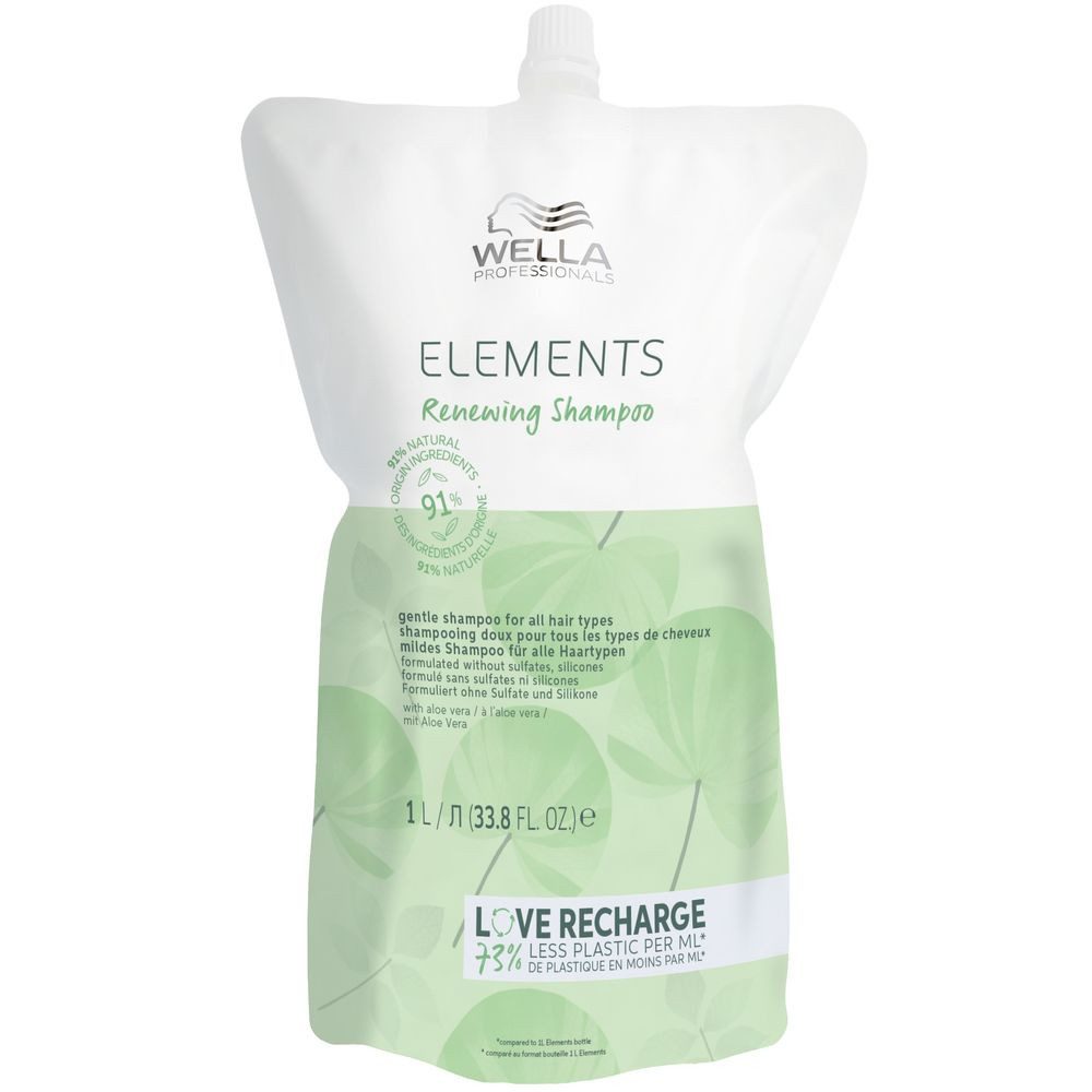 Wella Professionals Haarshampoo Wella Prof. Elements Renewing Shampoo 1000ml - Nachfüllpack
