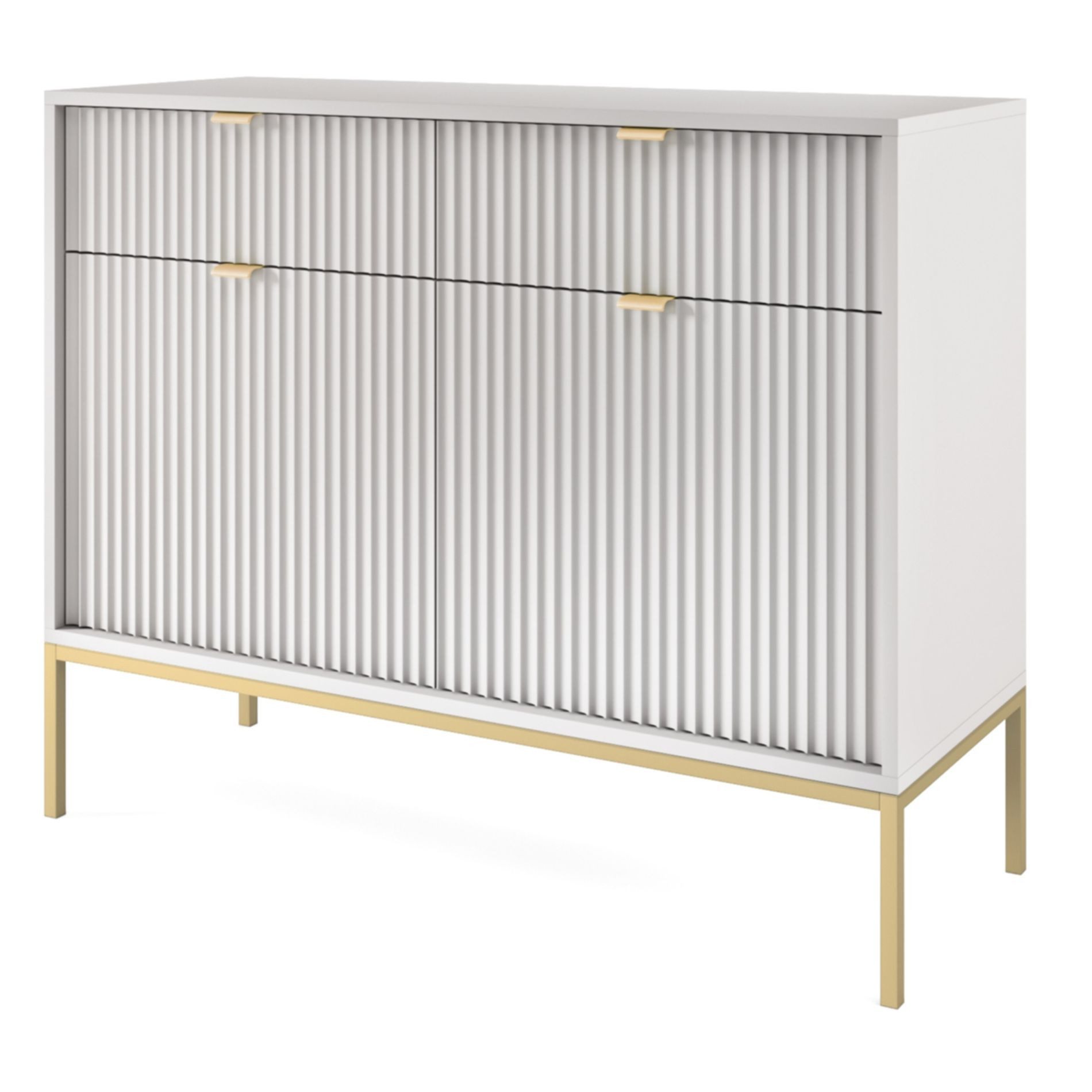 Selsey Sideboard VELLORE, 2-türig mit geriffelten günstig online kaufen