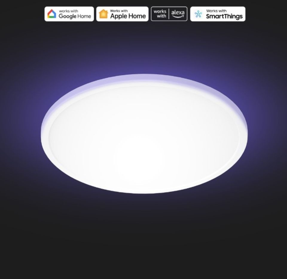 yeelight Deckenleuchte Comet-Ultra Slim Smart Ceiling Light D325, LED fest integriert, Neutralweiß, Kaltweiß, Multicolor, Warmweiß, RGB-Stimmungslicht, dimmbar, Smart-Steuerung, IP54, Mondlichtmodus