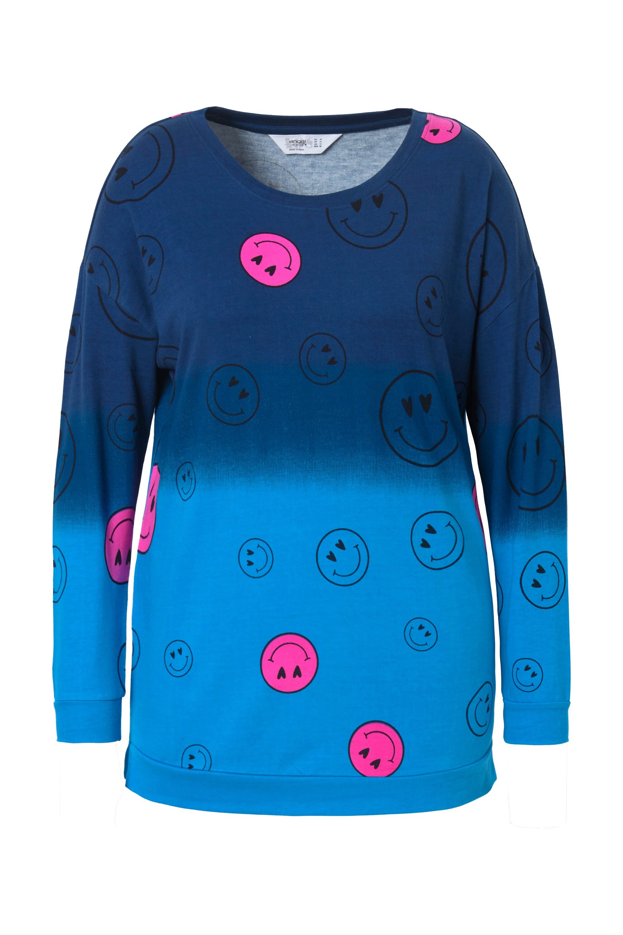 Angel of Style Sweatshirt Sweatshirt oversized Farbverlauf Smiley Langarm günstig online kaufen
