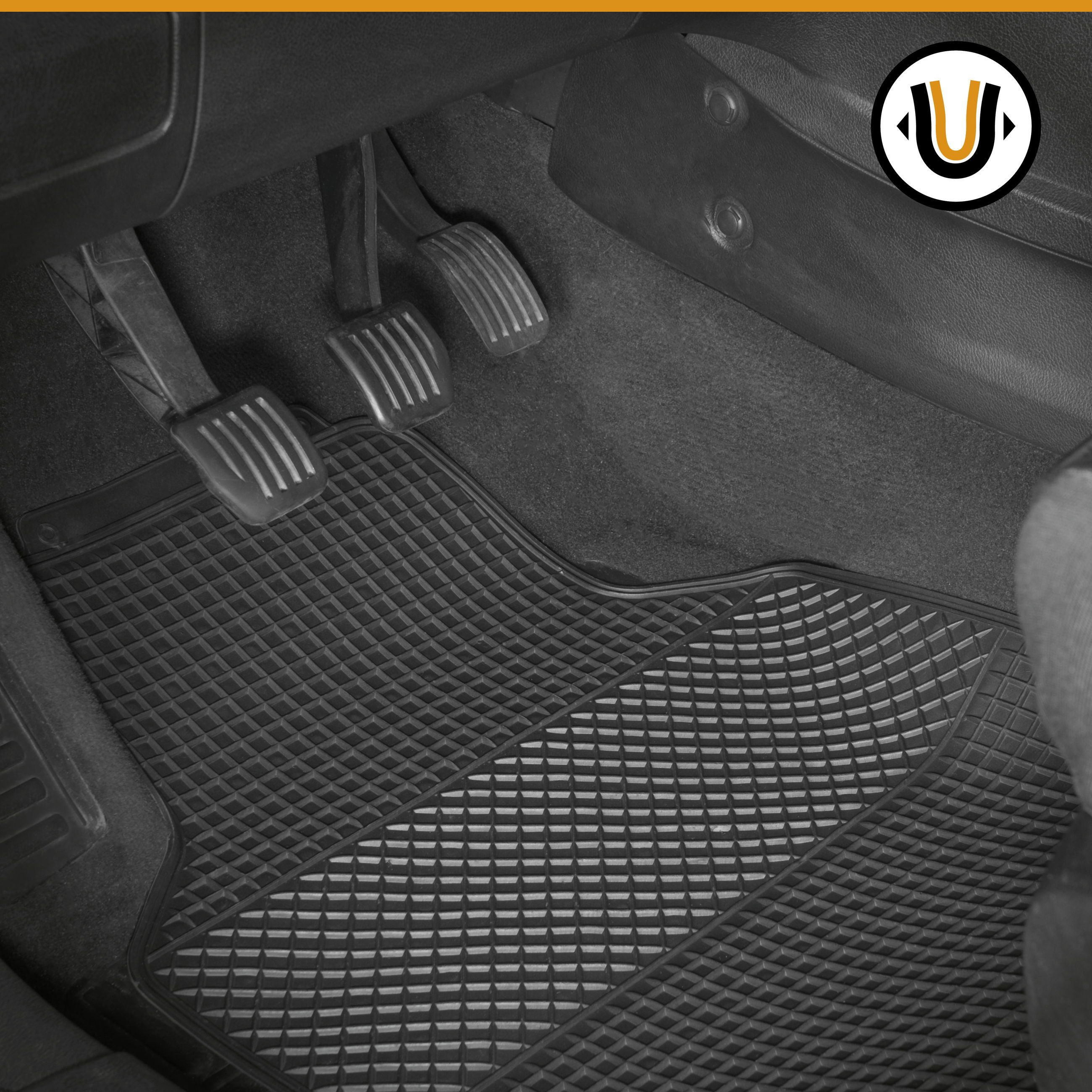 CarComfort Auto-Fußmatten Gummimatte EVO (4 St)