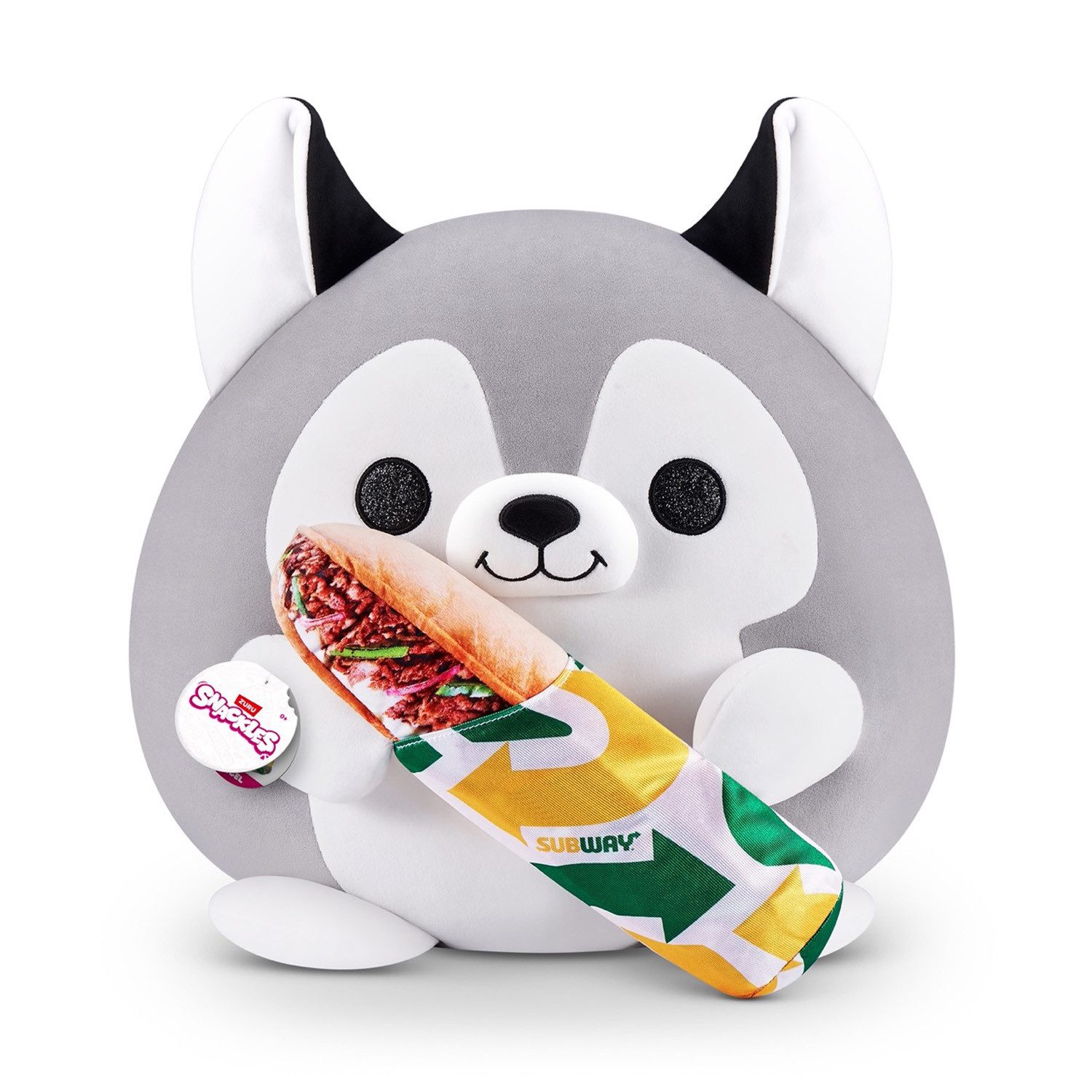 ZURU Plüschfigur ZURU 77511Q - Snackles Husky (Subway) 35 cm - Serie 1 Wave 2
