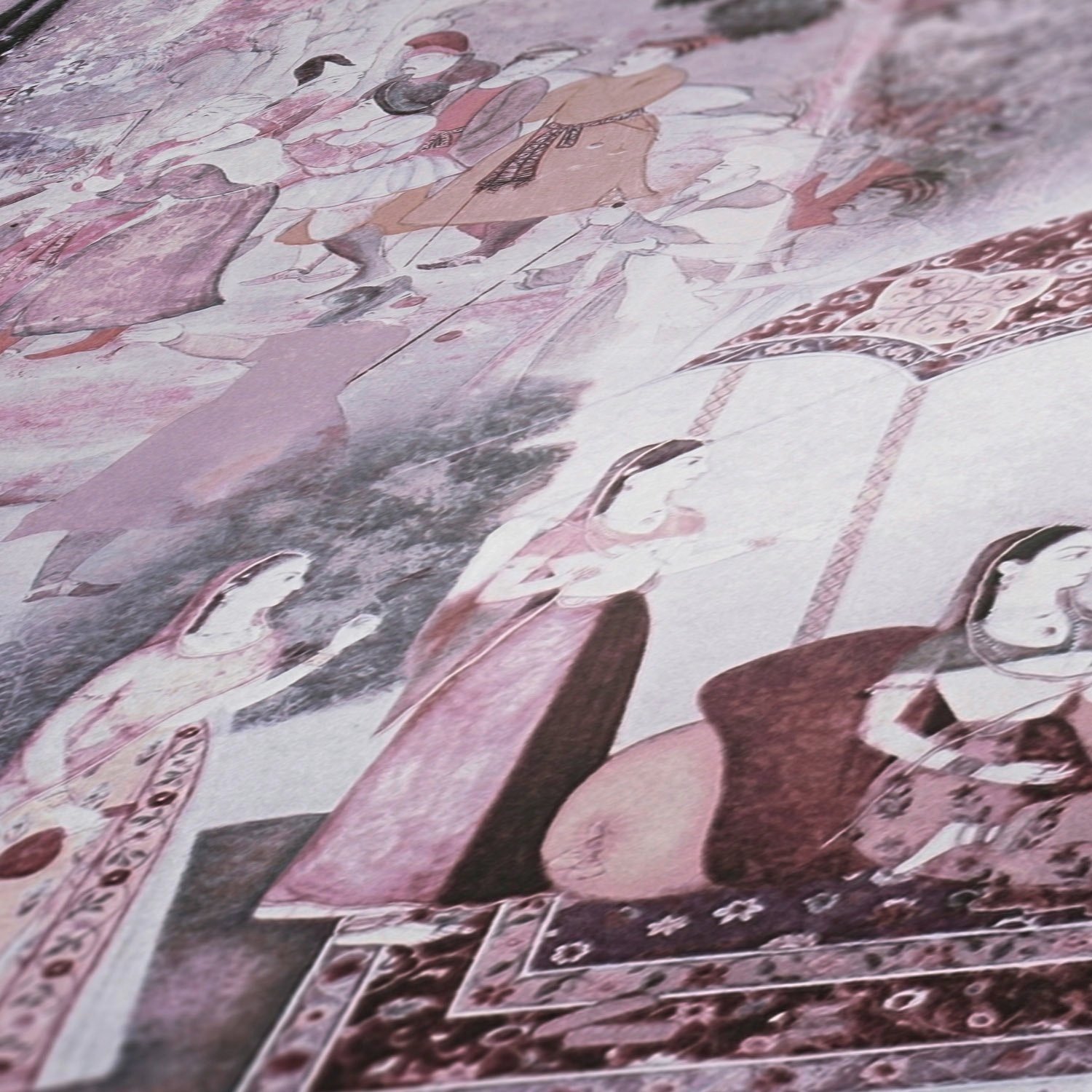 A.S. Création Vliestapete rosa-lila Ethnomuster, glatt, Flowery, Dream Tapete Vintage Orientalisch