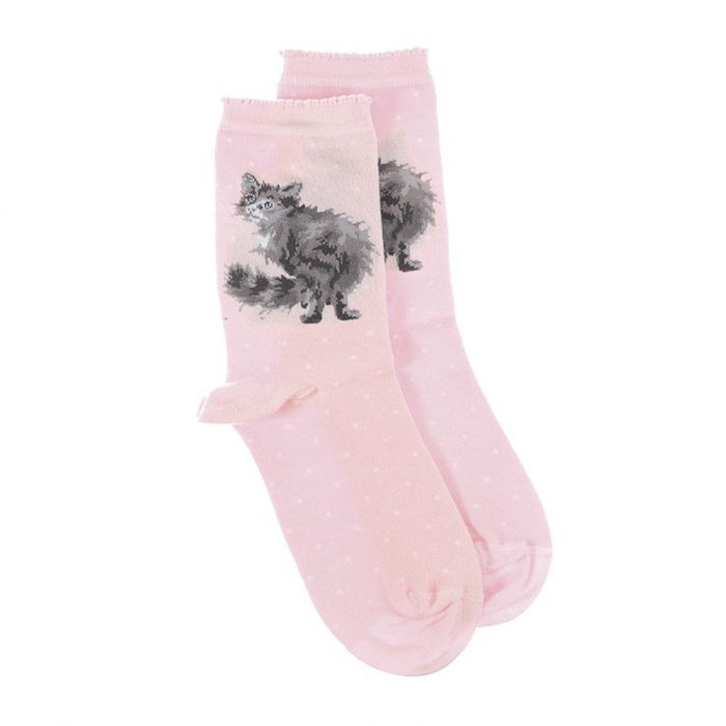Wrendale Freizeitsocken Socken Katze
