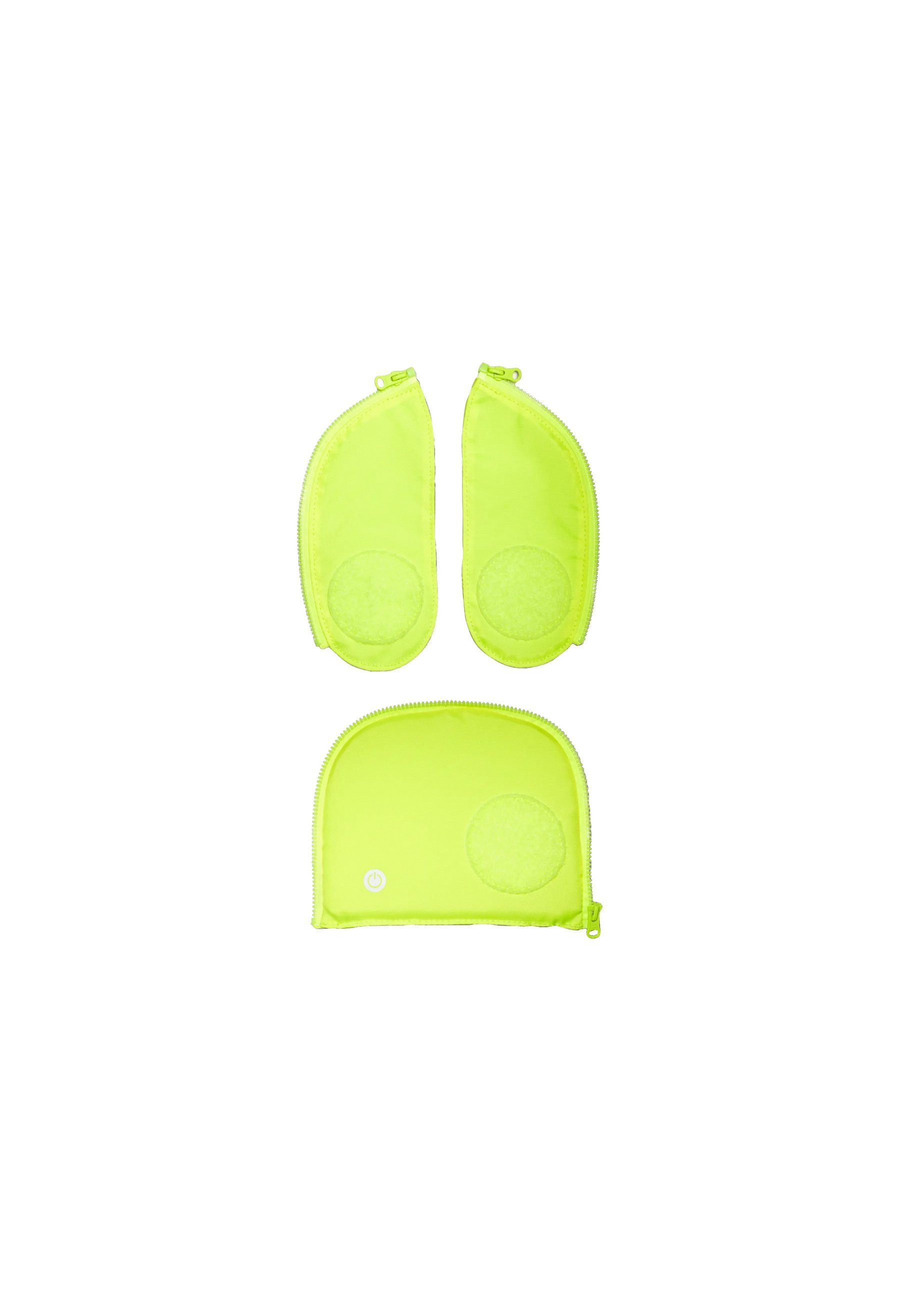 ergobag Schulranzen Fluo LED Zip Set, reflektierend