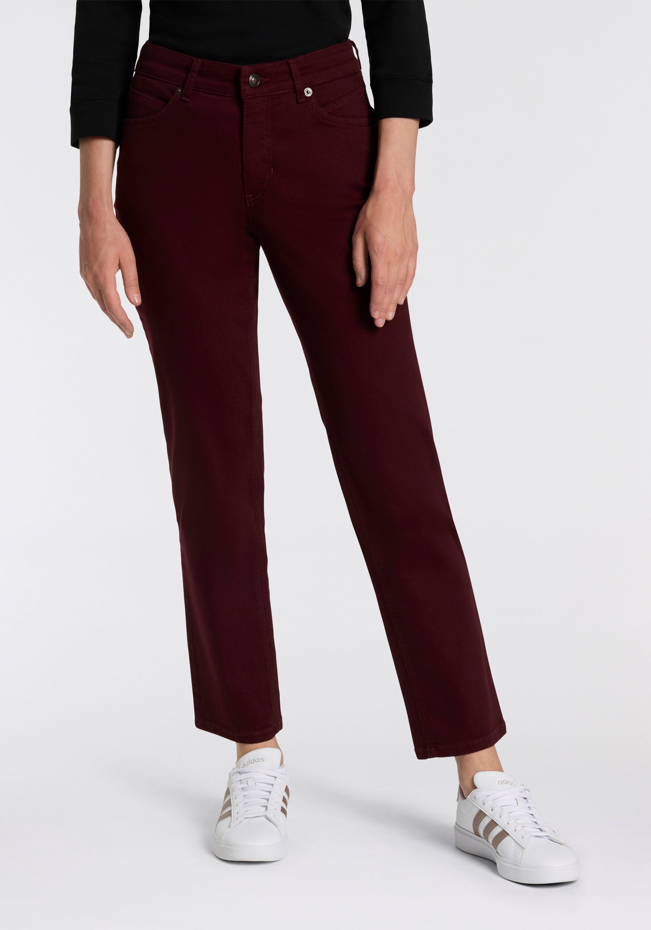 MAC Stretch-Jeans Melanie Gerade geschnitten