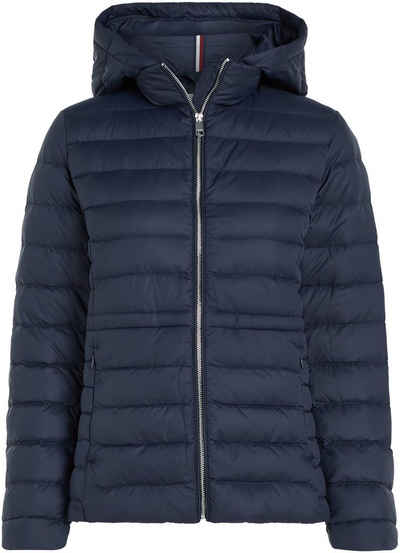 Tommy Hilfiger Steppjacke FEMININE LW DOWN JACKET mit Kapuze