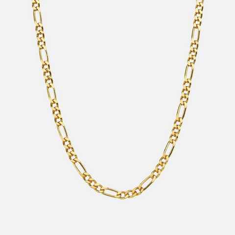 ENGELSINN® Luxury Goldkette 585 14 Karat Echtgold Gold Ketten Figaro 40cm - 55cm Herren Damen, inkl. Geschenkbox