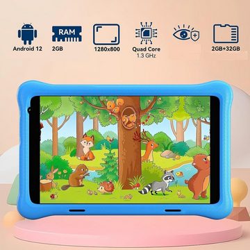 Happybe TK806 Tablet (8", 32 GB, Dual-Kamera, mit Schutzhülle)