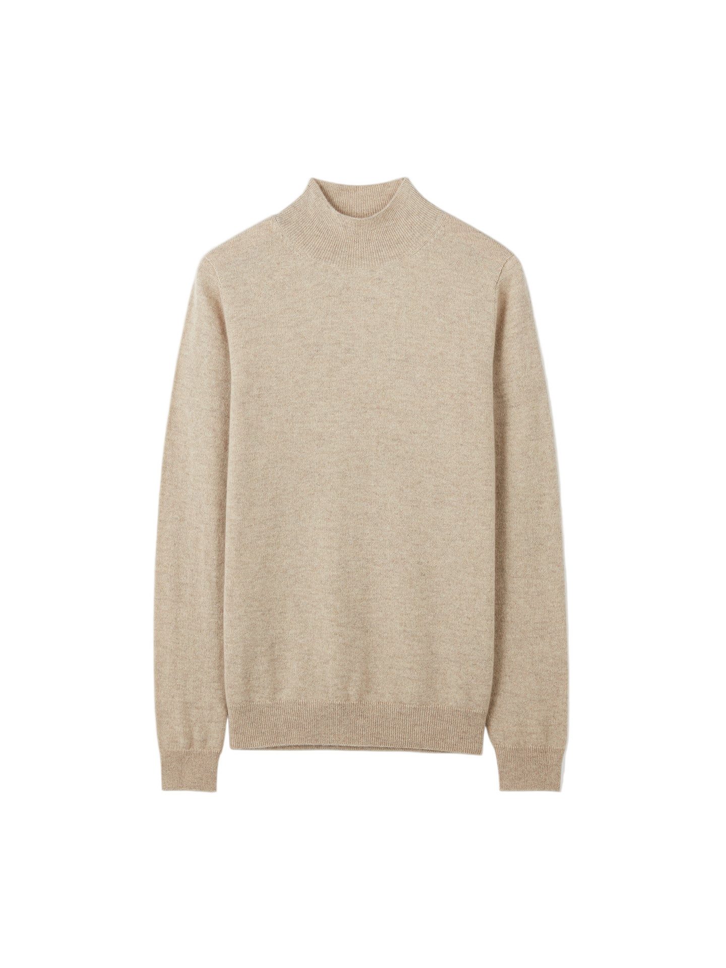 GOBI Cashmere Stehkragenpullover Naturfarbe Basic Stehkragenpullover aus Ka günstig online kaufen