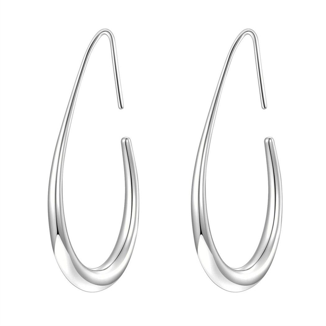 Ohrhänger DAYUT Ovale Paar Frauen Reif-Ohrringe, für Weihnachtsgeschenke (1-tlg)