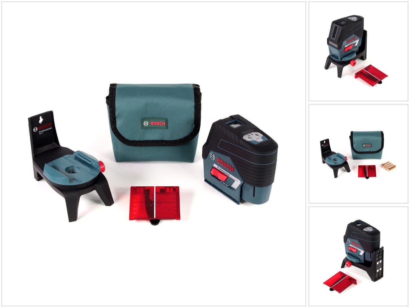 Bosch Professional Rotationslaser GCL 2-50 C Professional Linienlaser 12 V mit RM2 Zieltafel, Schutztas