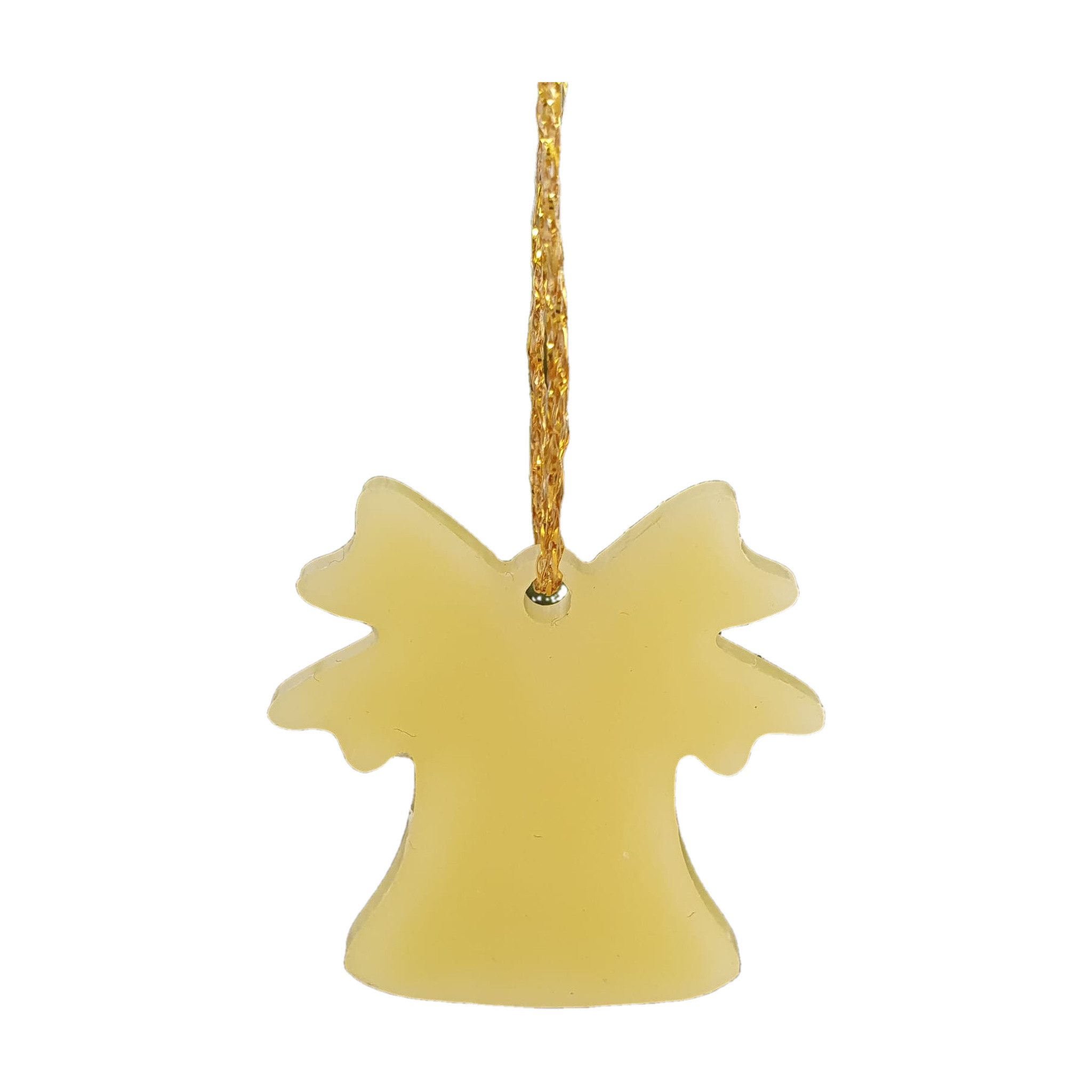 Aspinaworld Christbaumschmuck Glocken 10er Set 3 cm – Weihnachtsbaumschmuck aus Bienenwachs (10-tlg)