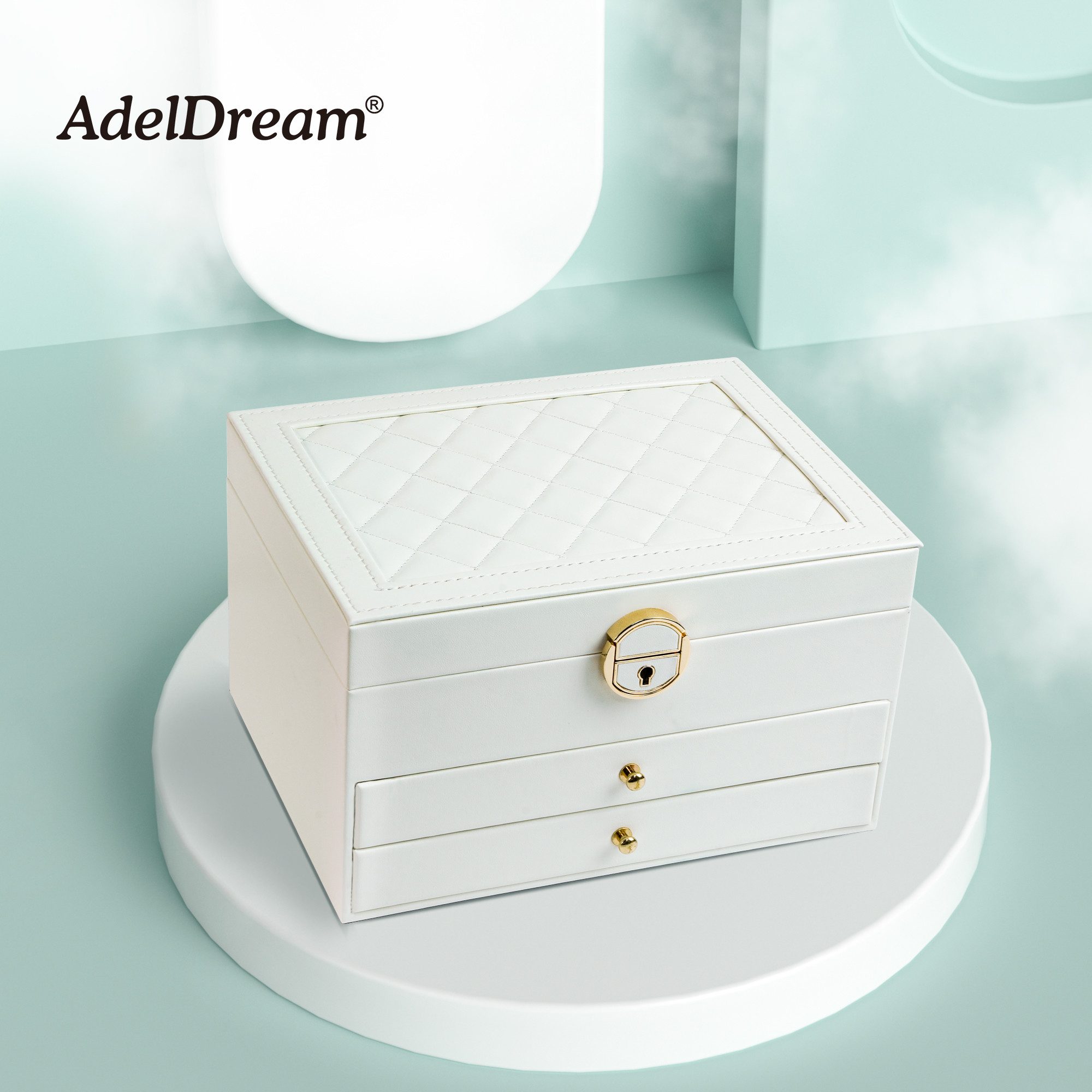 AdelDream Schmuckkasten AdelDream Schmuckkasten dreistöckige Schmuckbox – Bild 4 von 5