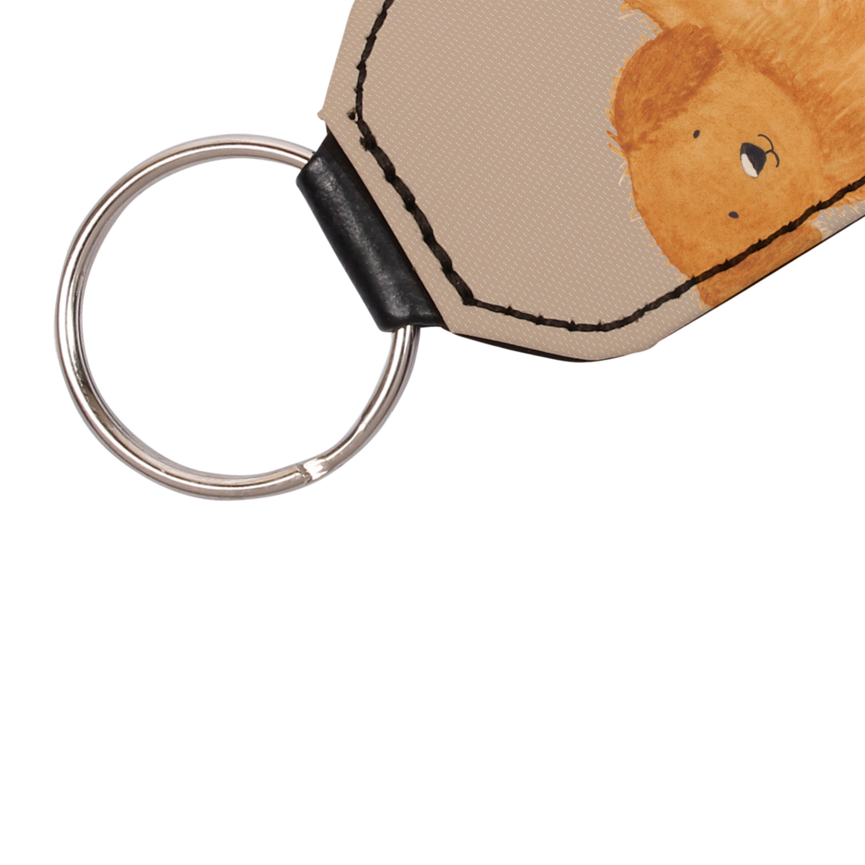 flauschig Mr. Hundeglück Geschenk, - Panda Mrs. & Hundespruch, Hund Schlüsselanhänger - (1-tlg) Taschenanhänger,