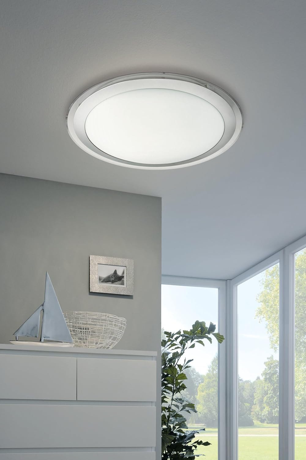 EGLO Deckenleuchten EGLO connect LED Deckenleuchte Competa-C, Smart Home Deckenlampe, Wand, EGLO connect LED Deckenleuchte Competa-C, Smart Home Deckenlampe, Wand