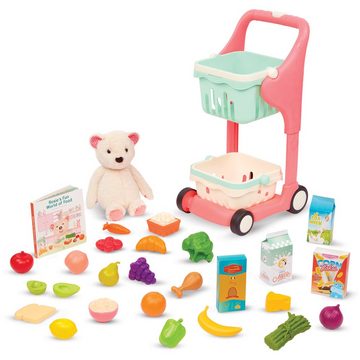 B. TOYS Spielzeug-Musikinstrument Musikalischer Einkaufswagen mit Teddybär