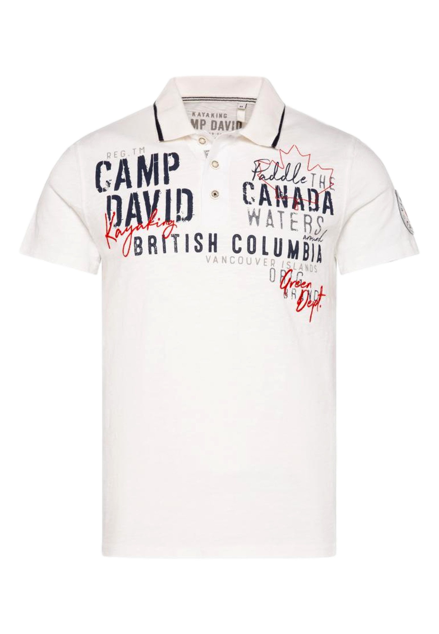 CAMP DAVID Poloshirt Poloshirt Kurzarmshirt (1-tlg., günstig online kaufen
