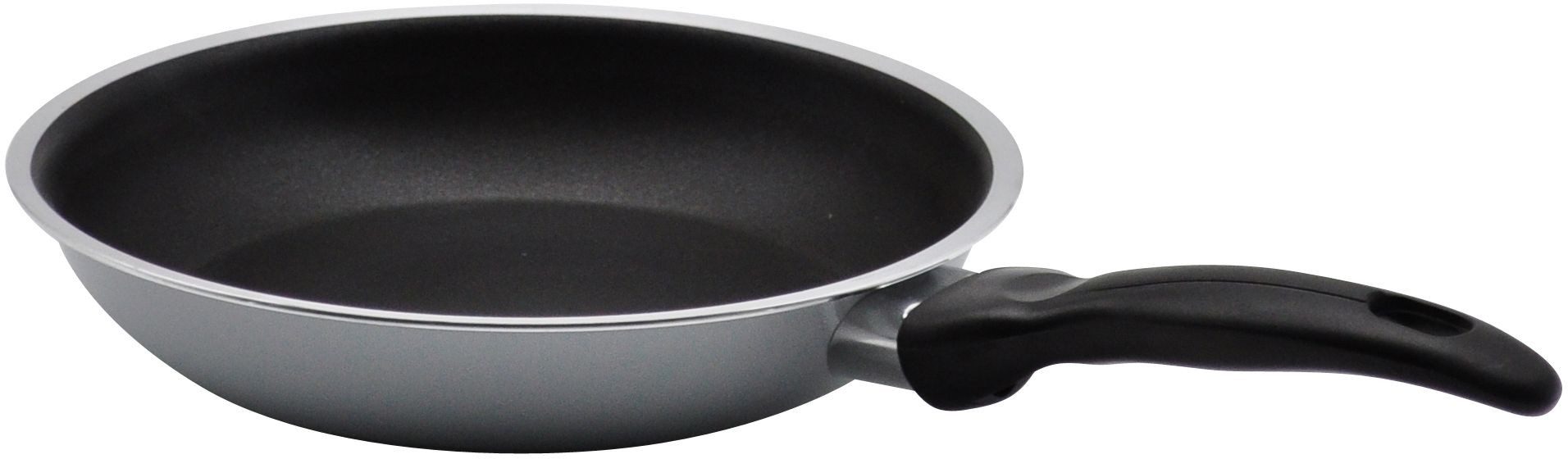 Steuber Bratpfanne, Bratpfanne 20 cm flach grau Antihaft alle Herdarten