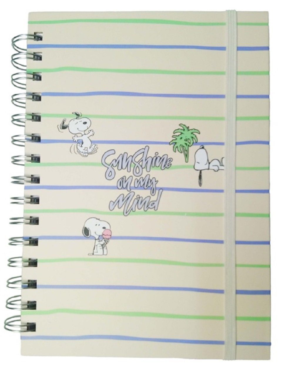 Notizbuch New Notizbuch blau Capelli Snoopy-Design York im