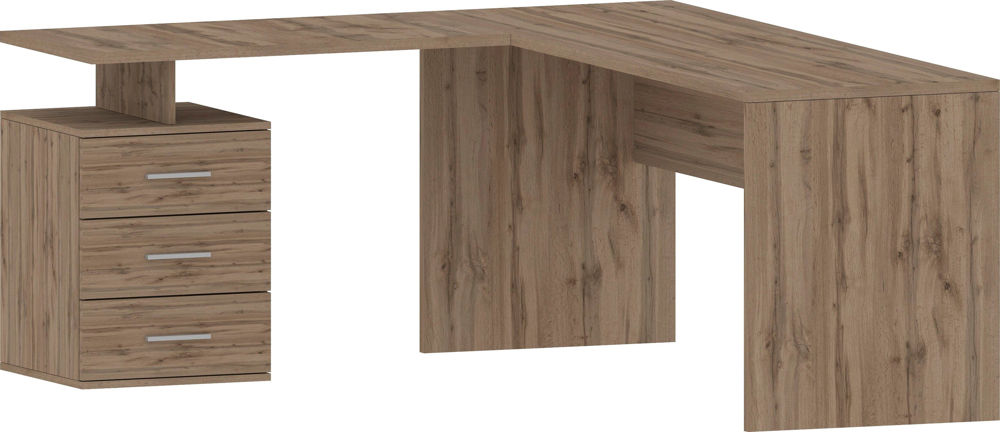 INOSIGN Eckschreibtisch New Selina, Schreibtisch, Schubkästen, mit oder ohn günstig online kaufen