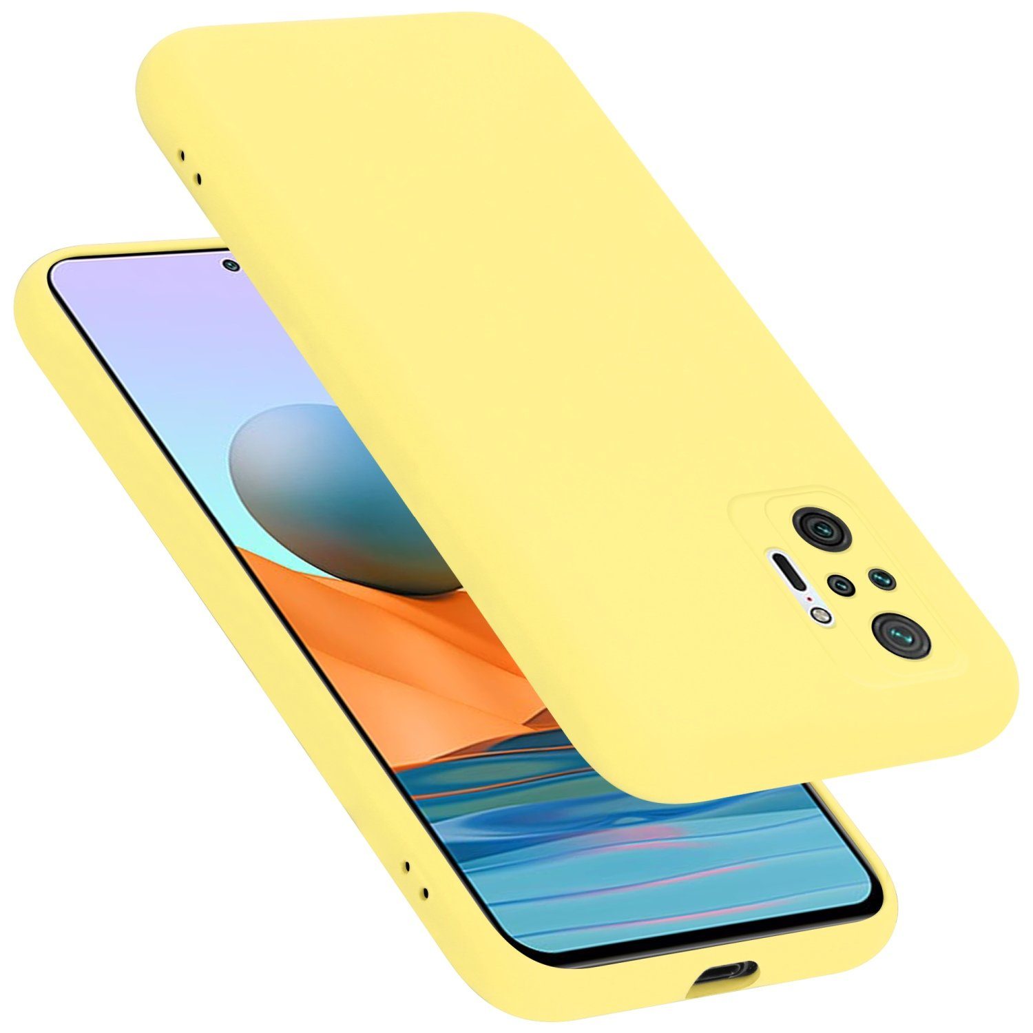 Cadorabo Handyhülle für Xiaomi RedMi NOTE 11 PRO+ Hülle Xiaomi RedMi NOTE 11 PRO+, Flexible Hülle TPU Silikon Schutzhülle Back Cover Case