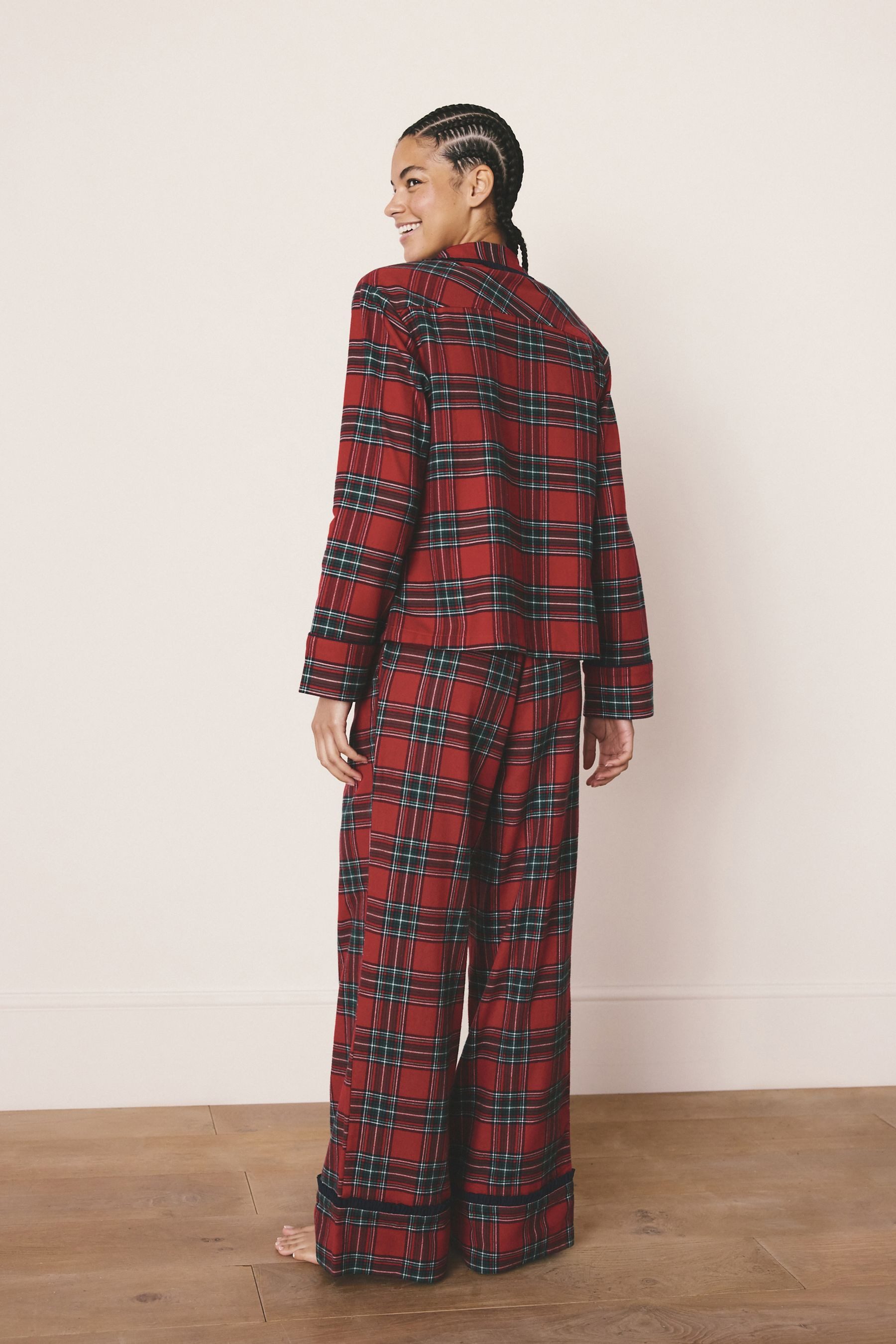 Next Pyjama Geknöpfter Schlafanzug, Familienkollektion (2 günstig online kaufen