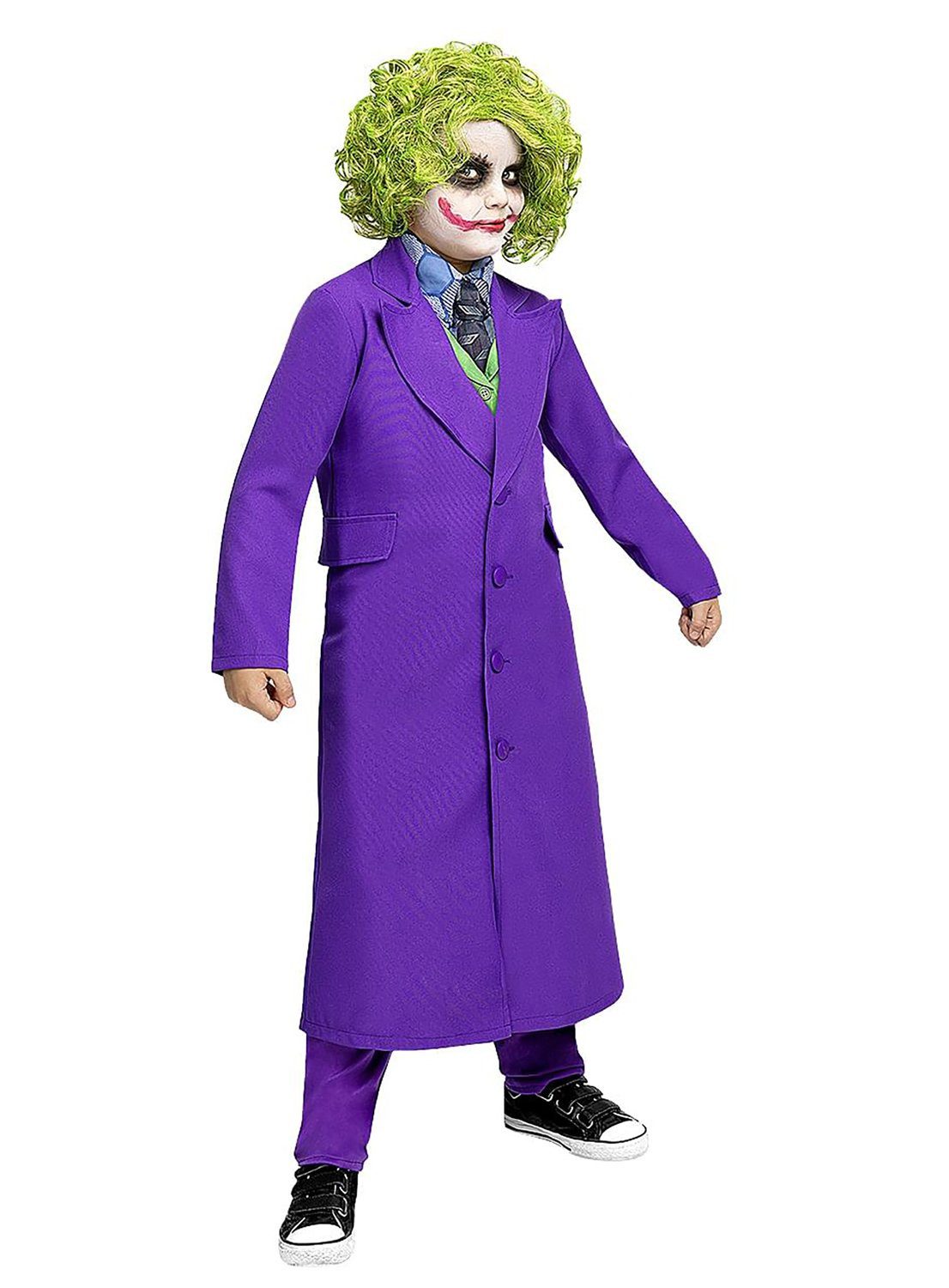 Funidelia Clown-Kostüm Joker Kostüm für Kinder, No Joke: Dieses Kostüm macht Dich im Handumdrehen zum bösen Clown au