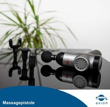 Axion Massagepistole Kraftwerk Massagegerät, Massage Gun zur Muskellockerung, Set, und entspannenden Massage, USB-C Ladekabel, Vibrationsmassagegerät