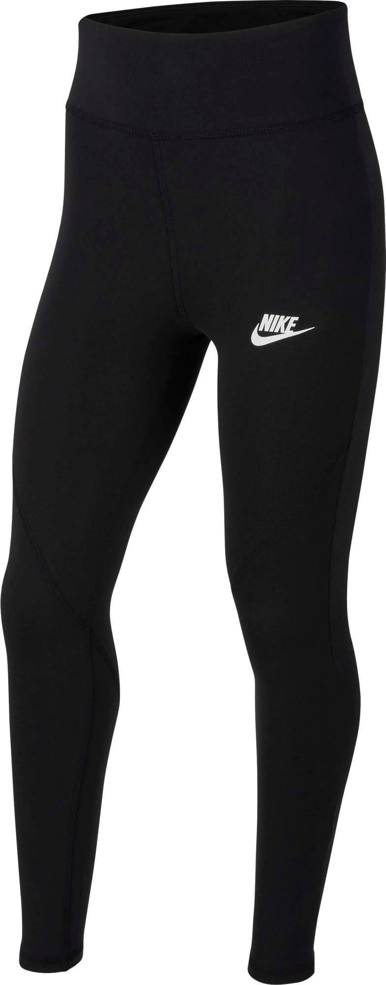 schwarz Nike für Kinder HIGH-WAISTED (GIRLS) FAVORITES Leggings Sportswear - KIDS' LEGGINGS BIG