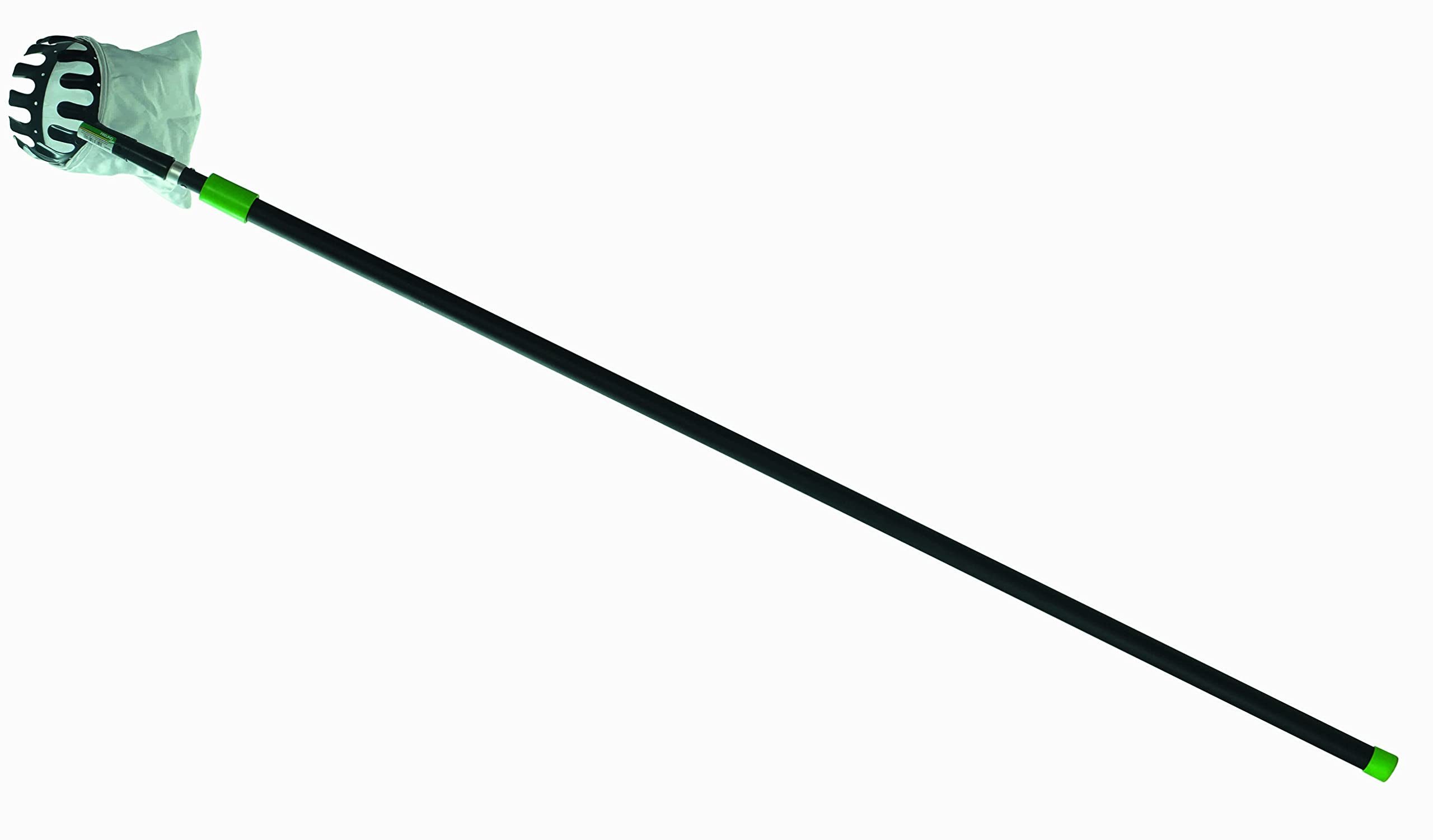 Freund Obstpflücker Obstpflückset mit verstellbarer Teleskopstange 180 - 320 cm, Leinensack inklusive, ideal zum Ernten von Obst