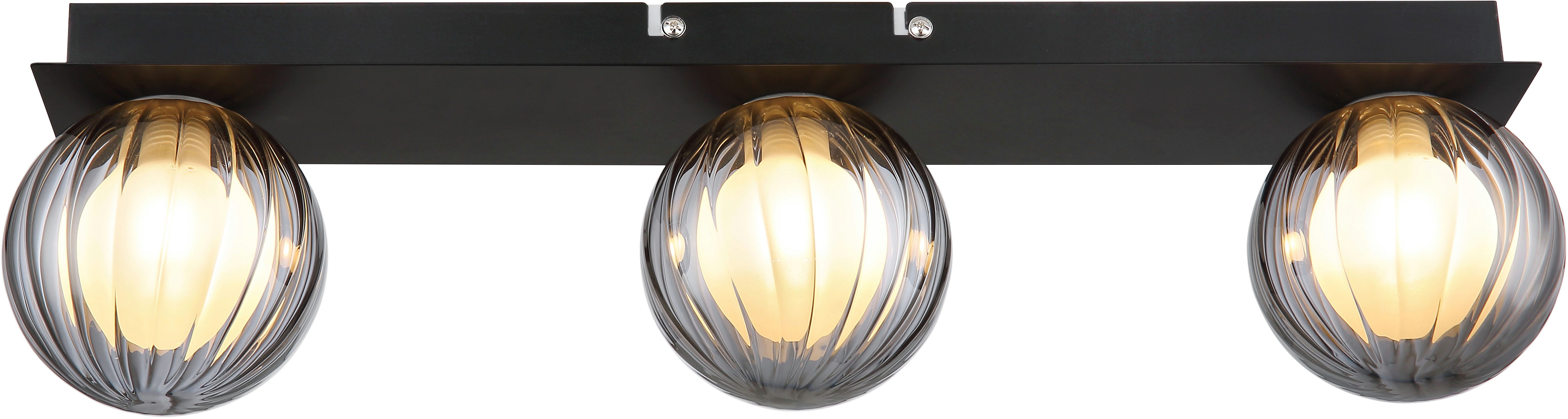 GLOBO LIGHTING Deckenleuchte ANDER, ohne Leuchtmittel, Deckenlampe/Glaskugeln/Wohnbereich