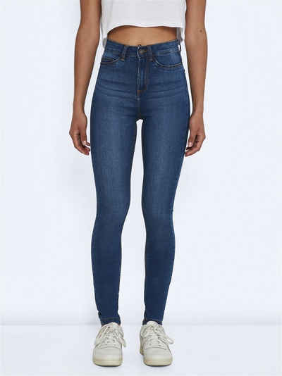 Noisy may Skinny-fit-Jeans NMCALLIE HW SKINNY BLUE JEANS NOOS