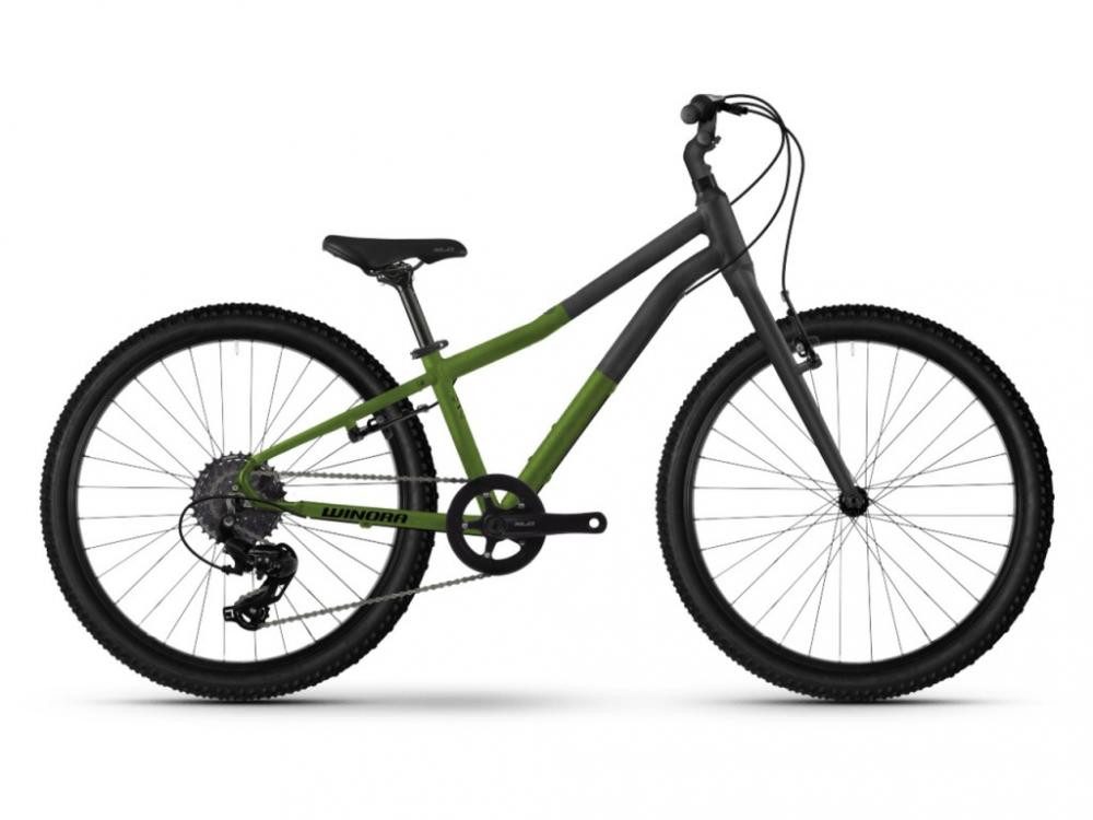 Winora Cityrad Rage 24" 8-G Acera 22/23/24 black chalk/crocodile Rh30