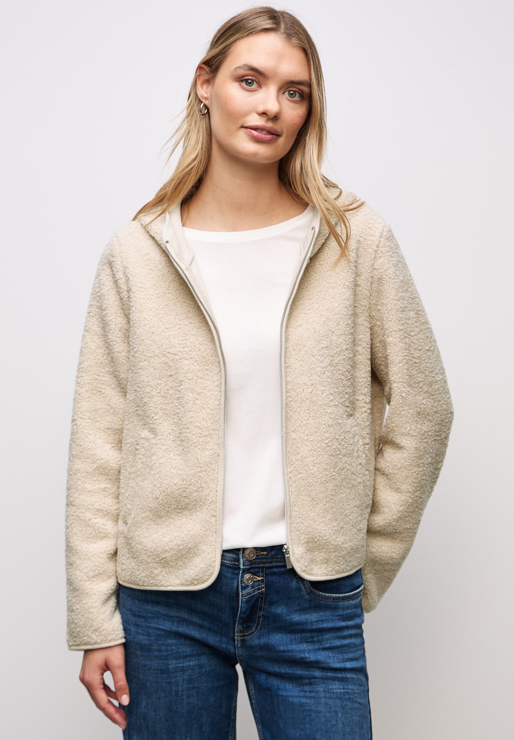 STREET ONE Cardigan mit Kapuze günstig online kaufen