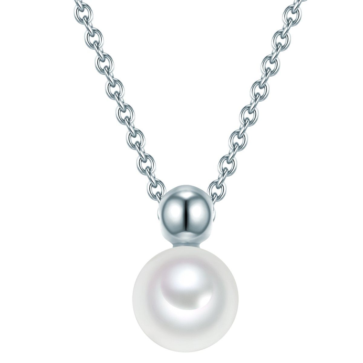 Sterling Silber Valero Silberkette Pearls silber, aus