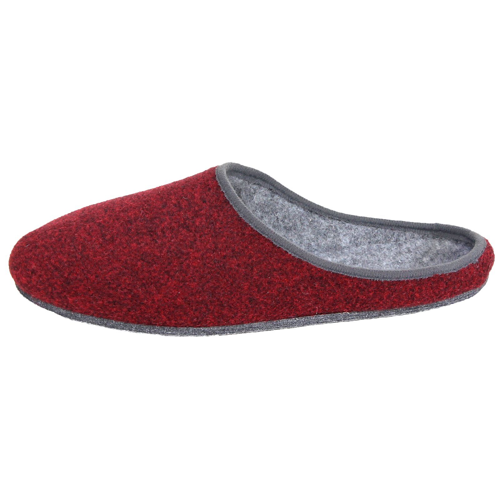 Pantoffelmann Filz Pantoffel Herren Damen Hauspantoffel Filzpantoffel Hausschuhe Pantoffel (1 Paar) Filzpantoffeln, Gästepantoffel besonders leicht