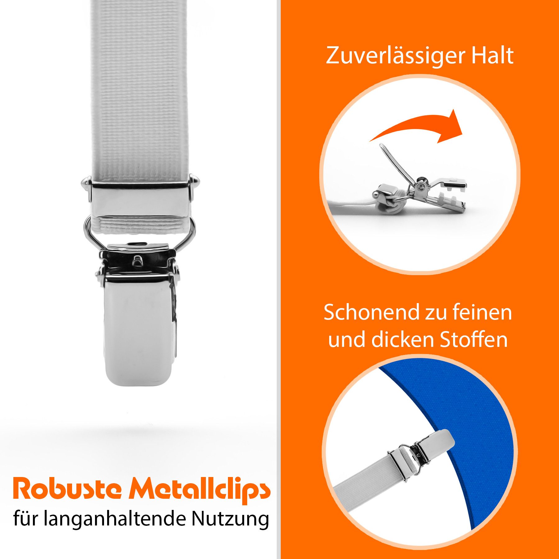 BigDean Spannbettlaken 4 Stück Bettlakenspanner verstellbar günstig online kaufen