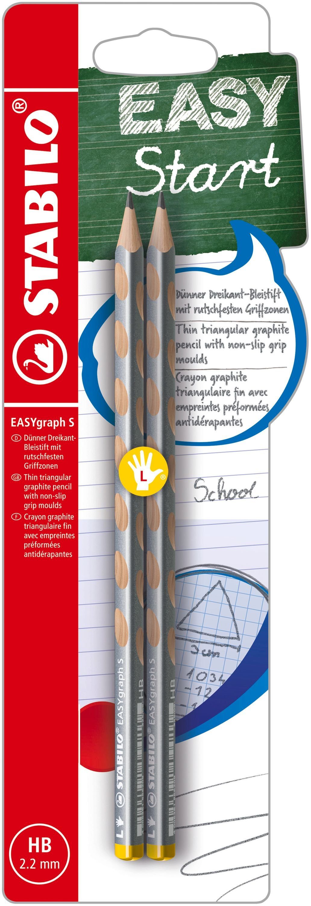 STABILO Bleistift Bleistift Easy graph S Metallic HB