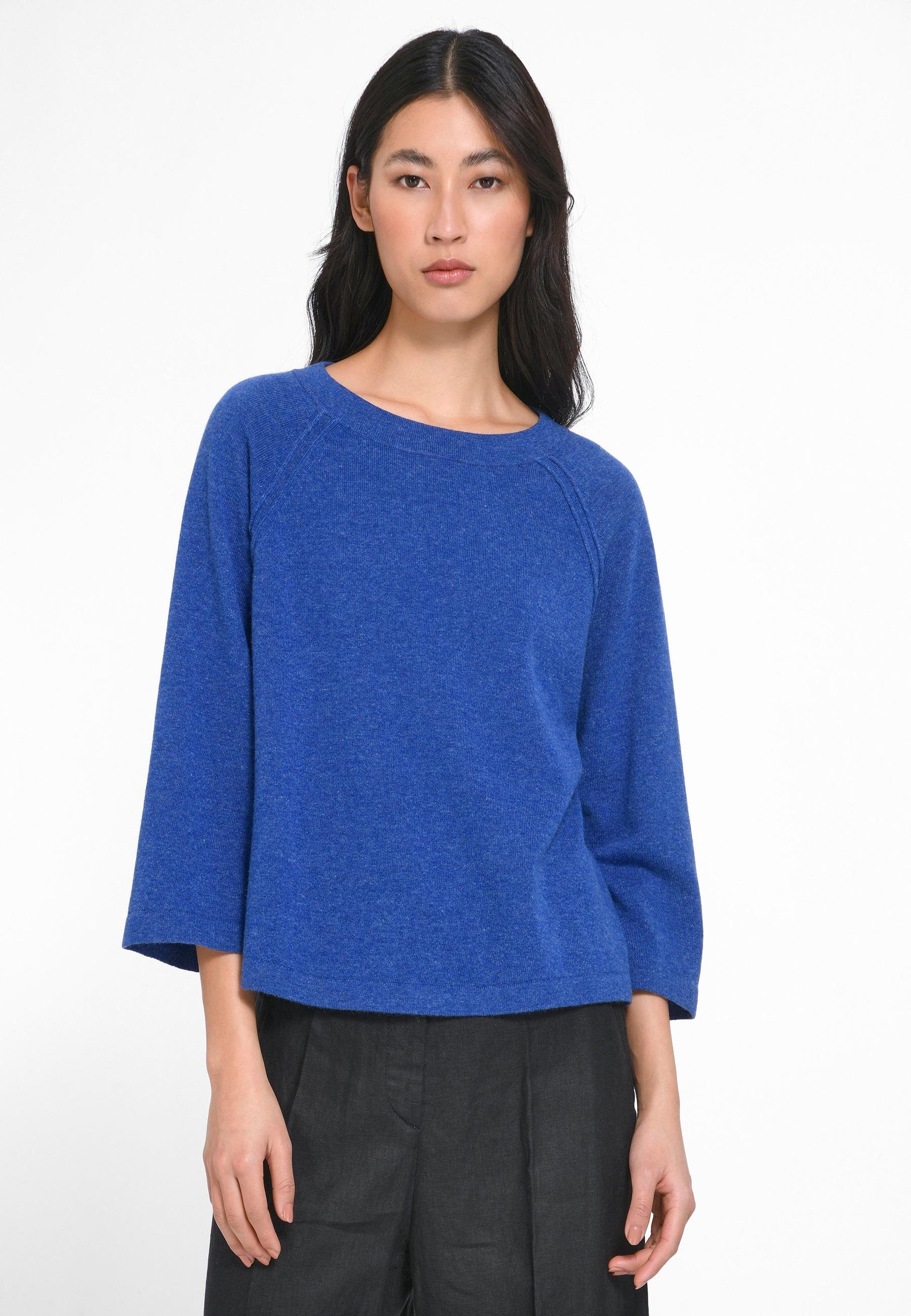 Peter Hahn Strickpullover New BLAU Wool