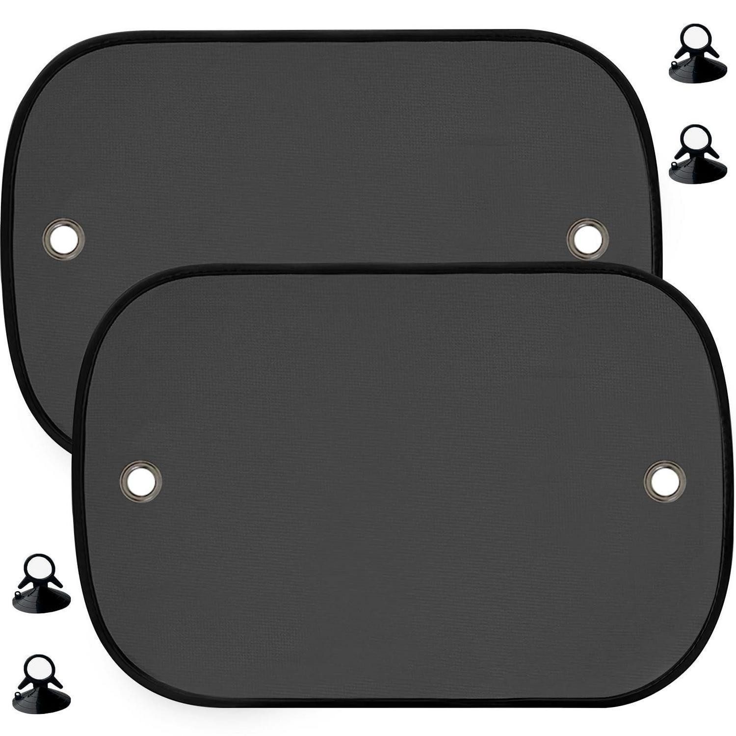 LuxusKollektion Autosonnenschutz Sonnenblenden Auto 2er UV Schutz Saugnäpfe 50x30 cm