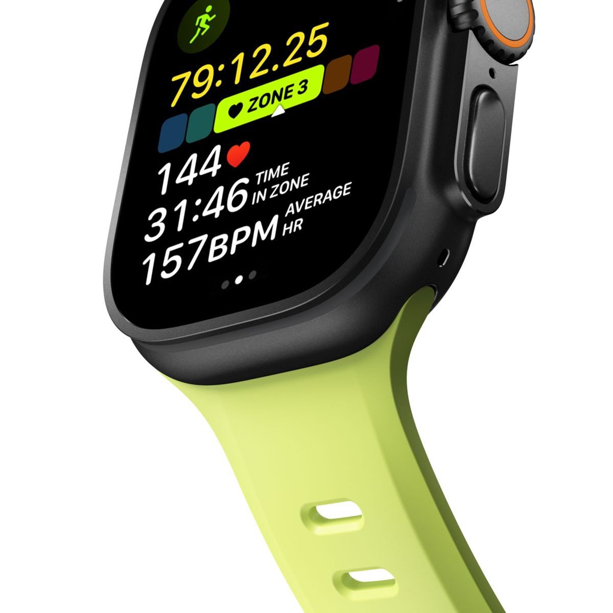 Nomad Smartwatch-Armband Tempo Band 49mm Lime – Bild 5 von 5