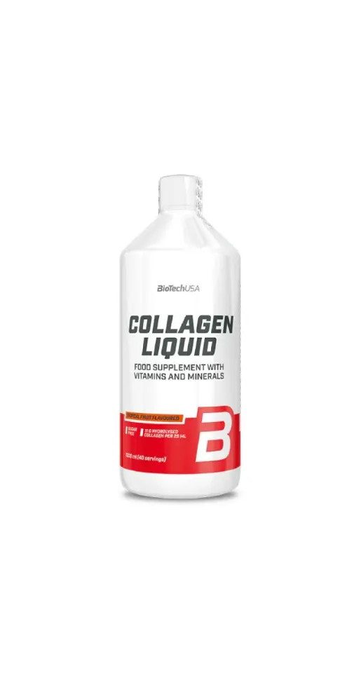 Biotech USA BioTech Collagen Liquid 1000ml - Tropical Fruit Flüssigkeit, 1000 ml, Flüssigkeit