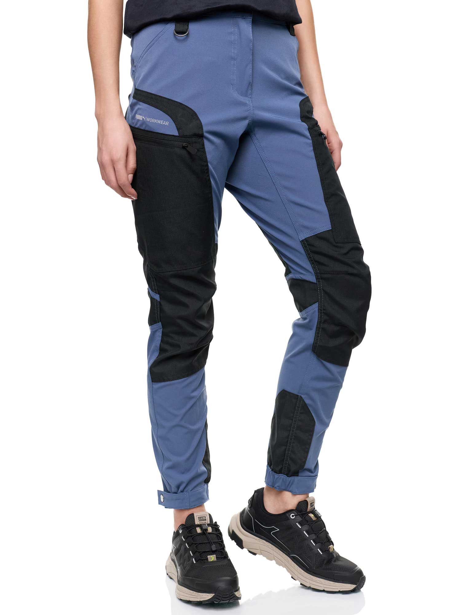 PUMA Workwear Outdoorhose Wanderhose Damen - Outdoor Hosen für Damen, Verstellbare Knopfleiste Verstärktes Nylon für Langlebigkeit - 4-Wege-Stretch - Atmungsaktiv
