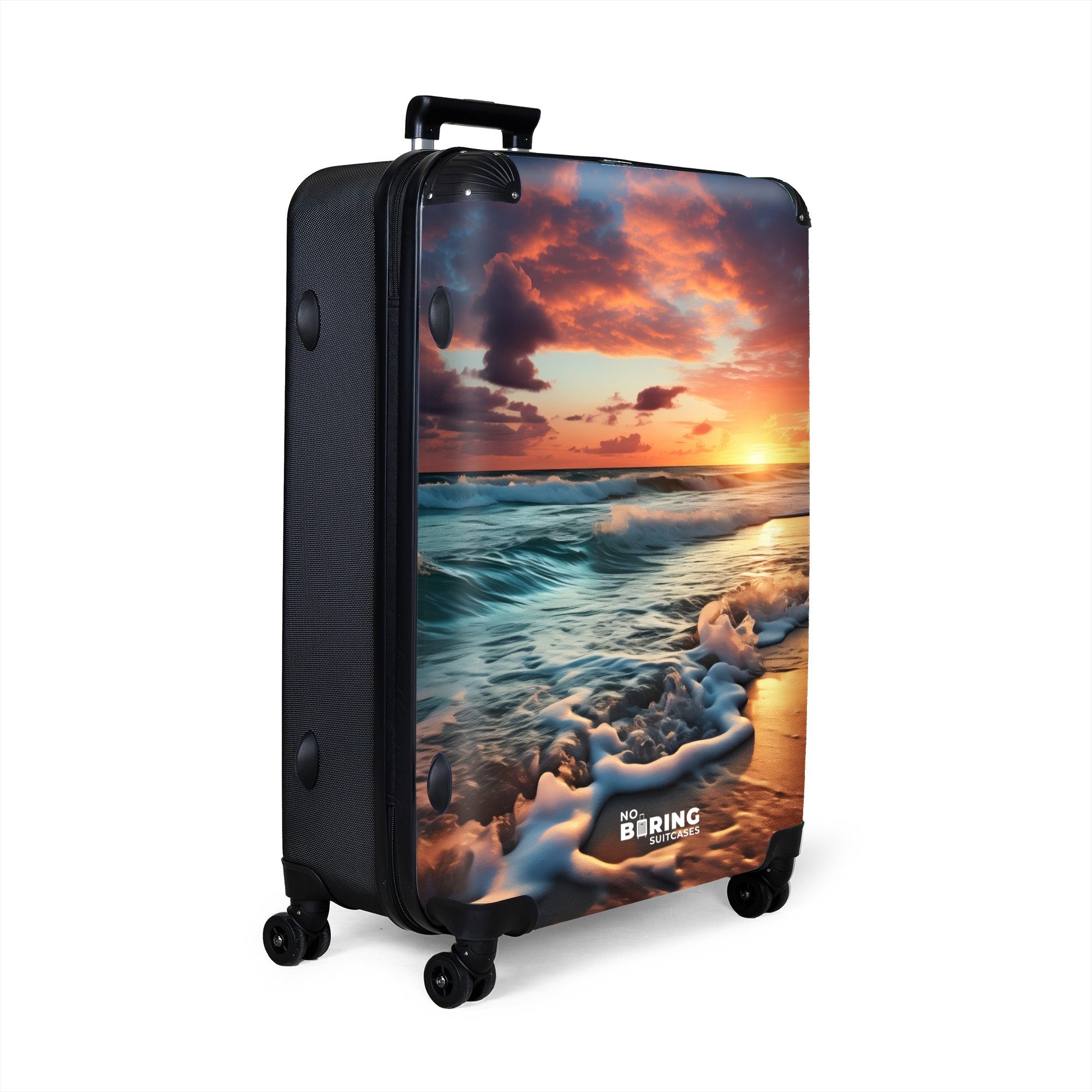 NoBoringSuitcases.com© Hartschalen-Trolley Gewelltes Meer bei Sonnenunterga günstig online kaufen